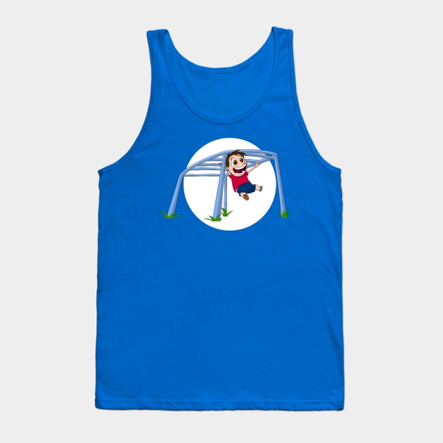 Monkey Bars of Swingyness Tank Top by Joshessel